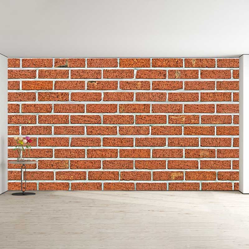 Old Brick Wall Murals for Restaurant Washable Wall Covering, Custom Size Available