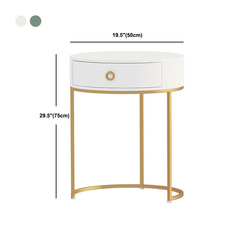 White/Green Makeup Vanity Dressing Table With Drawer 19.68" W x 29.52" H