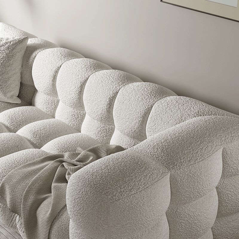 Contemporary Tuxedo Arm Sofa Tight Back Standard Sofa for Living Room