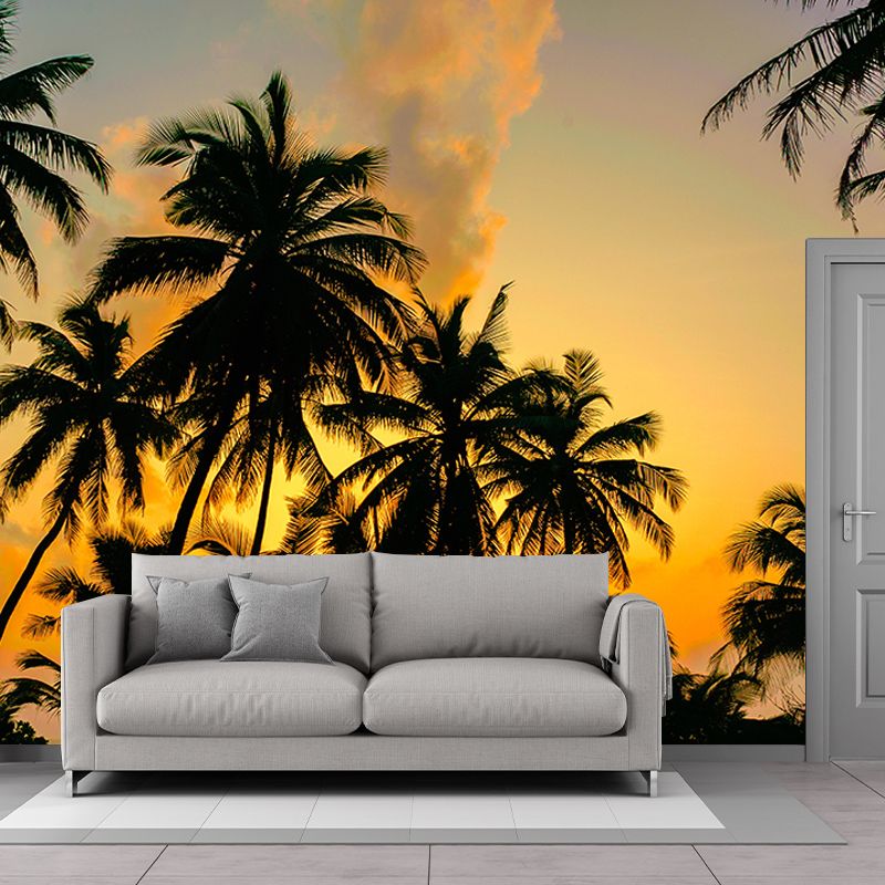 Palm Tree Mildew Resistant Mural Tropical Photography Room Wall Mural