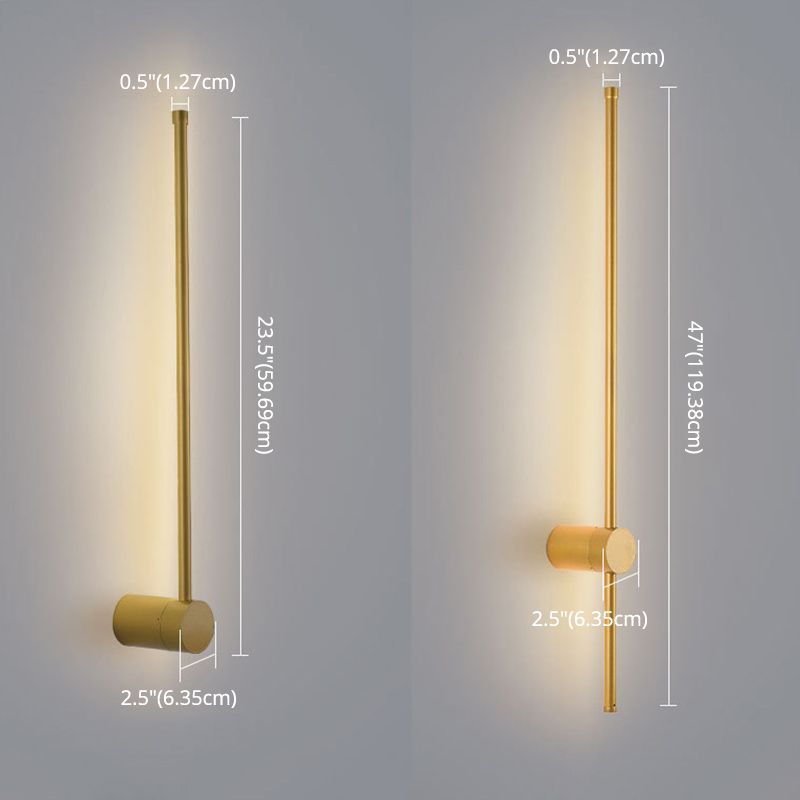 Nordische Einfachheit Lineare Wandleuchten Aluminiumleuchte Leuchten für Schlafzimmer