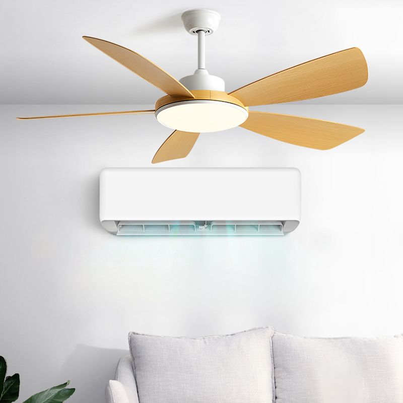 Unique Shape Ceiling Fan Light Kids Style Metal 1 Light Ceiling Fan Light Fixture