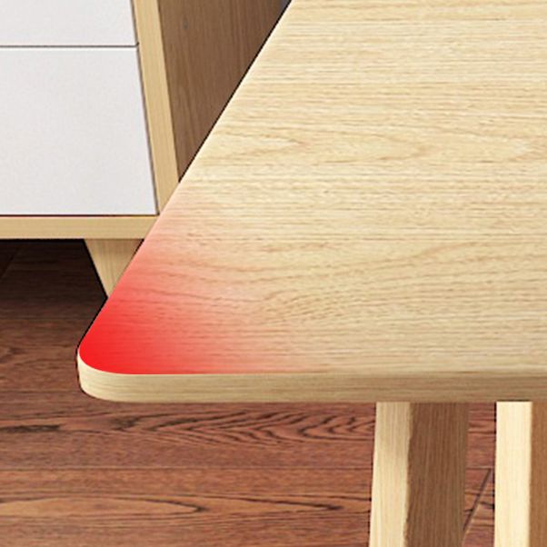 Modern Solid Wood Dining Room Set with Rectangle Table Dining Table Furniture for Home