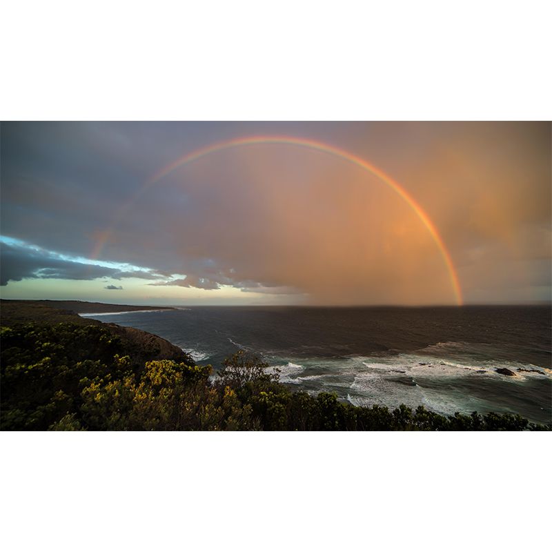 Boundless Sea Mural Environment Friendly Wallpaper Decoration for Living Room