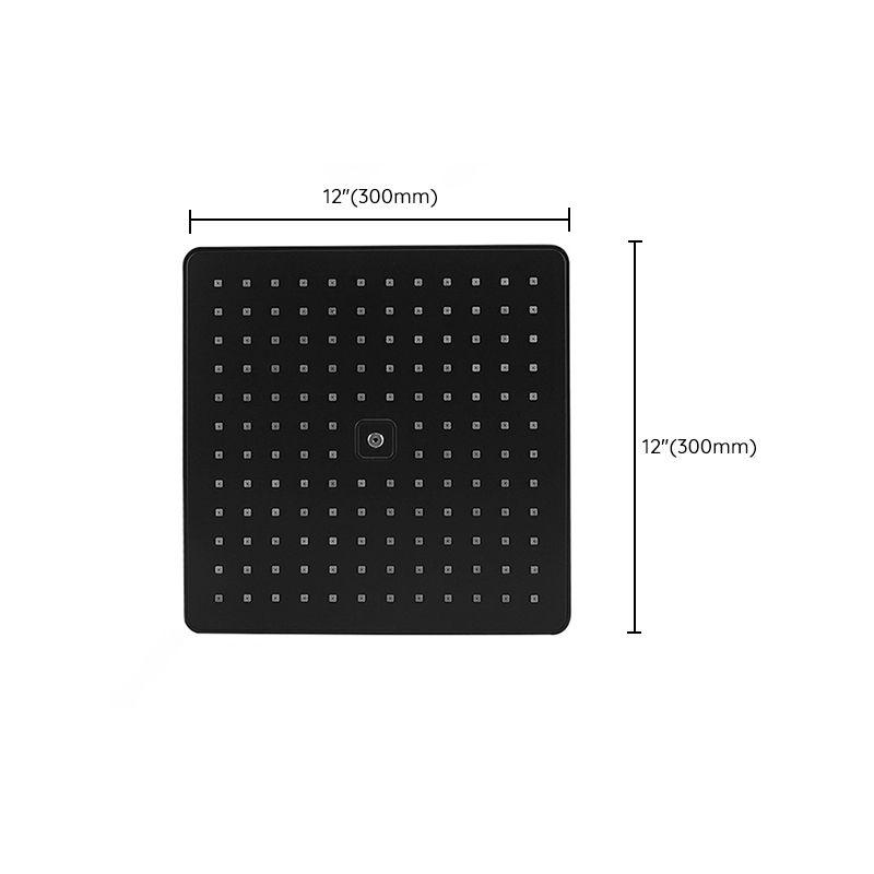 Modern Shower Head Rain Fall Fixed Shower Head Square Rain Fall Hand Shower