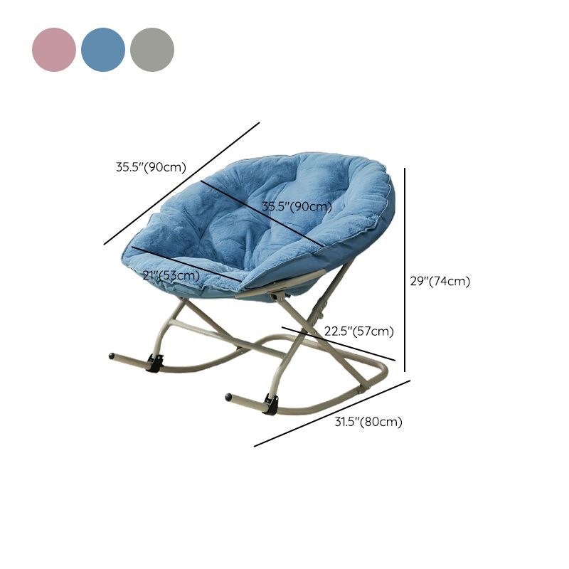 Contemporary Indoor Rocking Chair Nursery Rocking Chair for Living Room with Ottoman