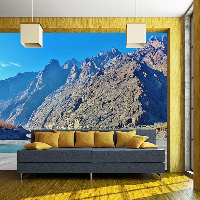 Modern Mountain Landscapes Mural Wallpaper Environmental Living Room Decoration