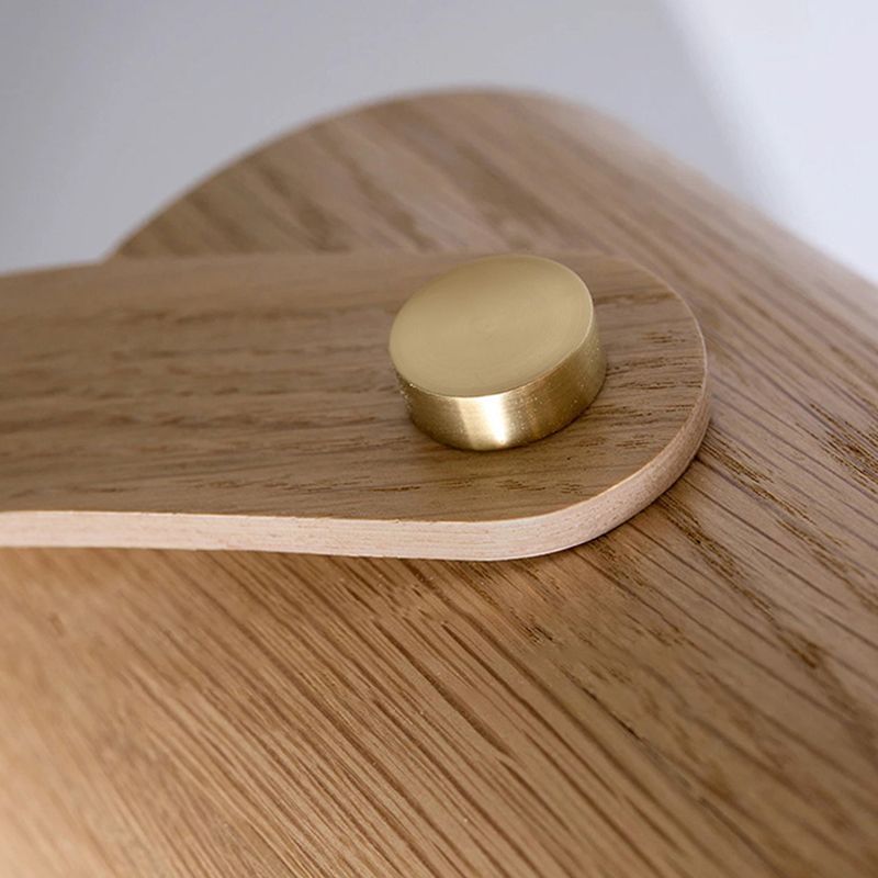 Moderne Stilzylinderwand -Lampen Holz 1 Lichtwandbeleuchtung Armaturen