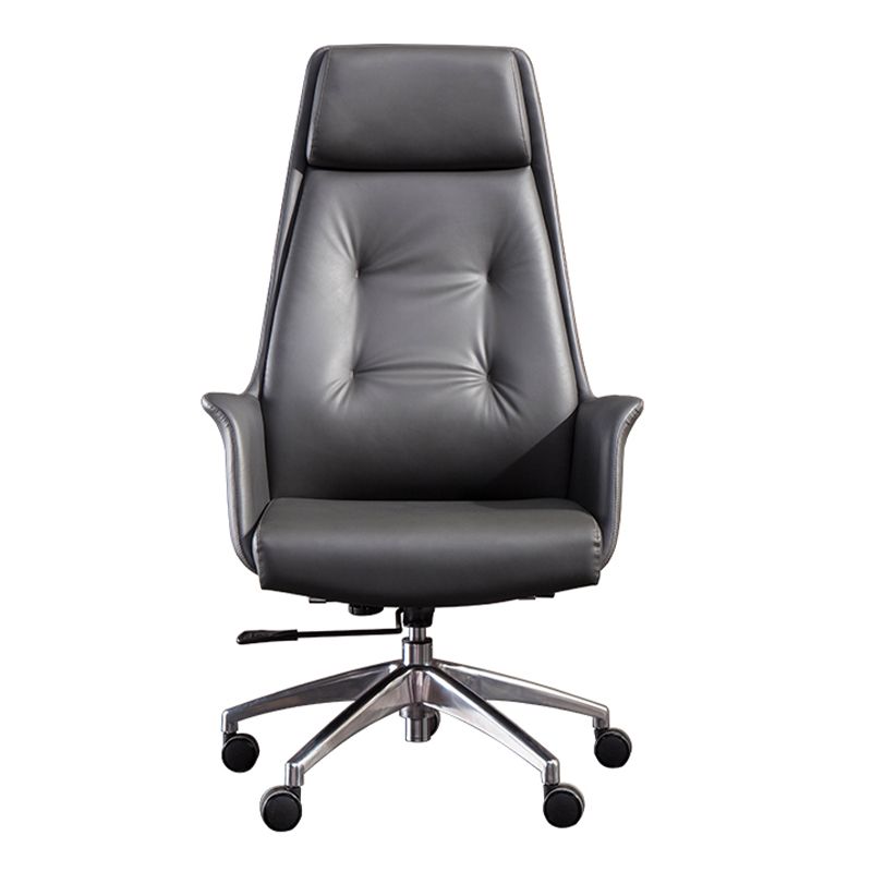 Contemporary Managers Chair Tilt Mechanism Swivel with Wheels Ergonomic Executive Chair