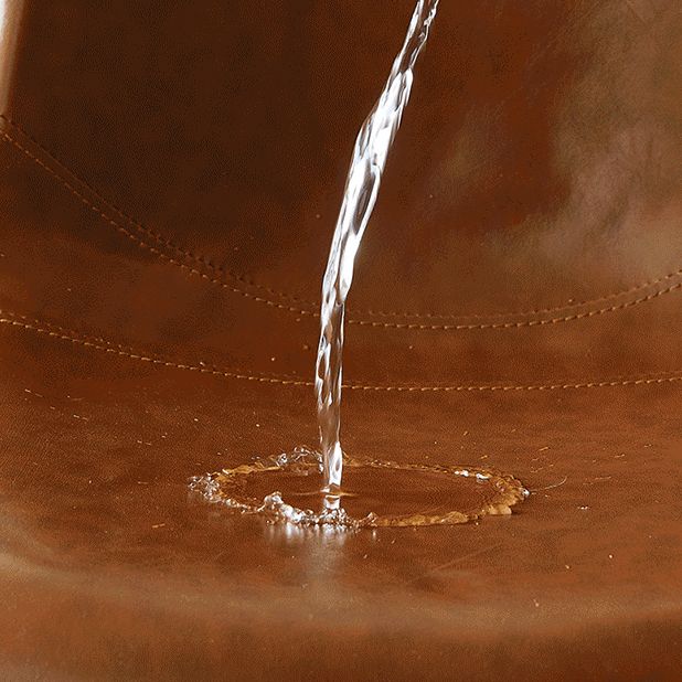 Industrial Backrest Armless Counter Stool Iron Adjustable Bar Stool with Leather Cushion