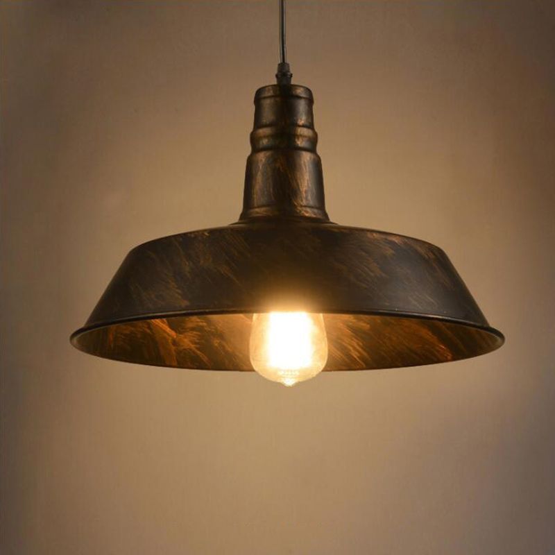Retro industriële flesdop schaduw hanger licht metaal 1 lichte restaurant hangluchting
