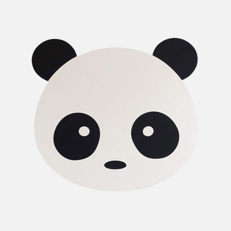 Nordic Style Iron Wall Light Panda Shape Wall Lamp for Children's Room