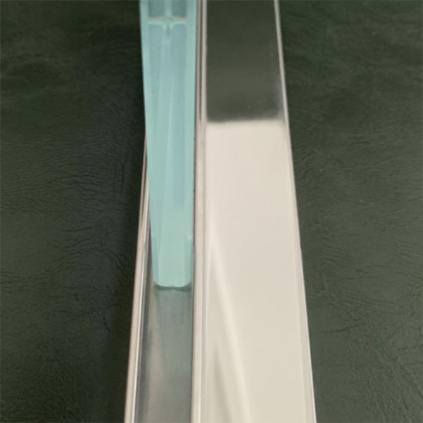 Contemporary Single Fixed Tempered Shower Screen Frameless Transparent Fixed Glass Panel