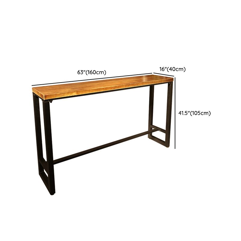 Industrial Style Bar Set 1/2/3/4/7 Pieces Solid Wood Pub Dining Set for Indoor