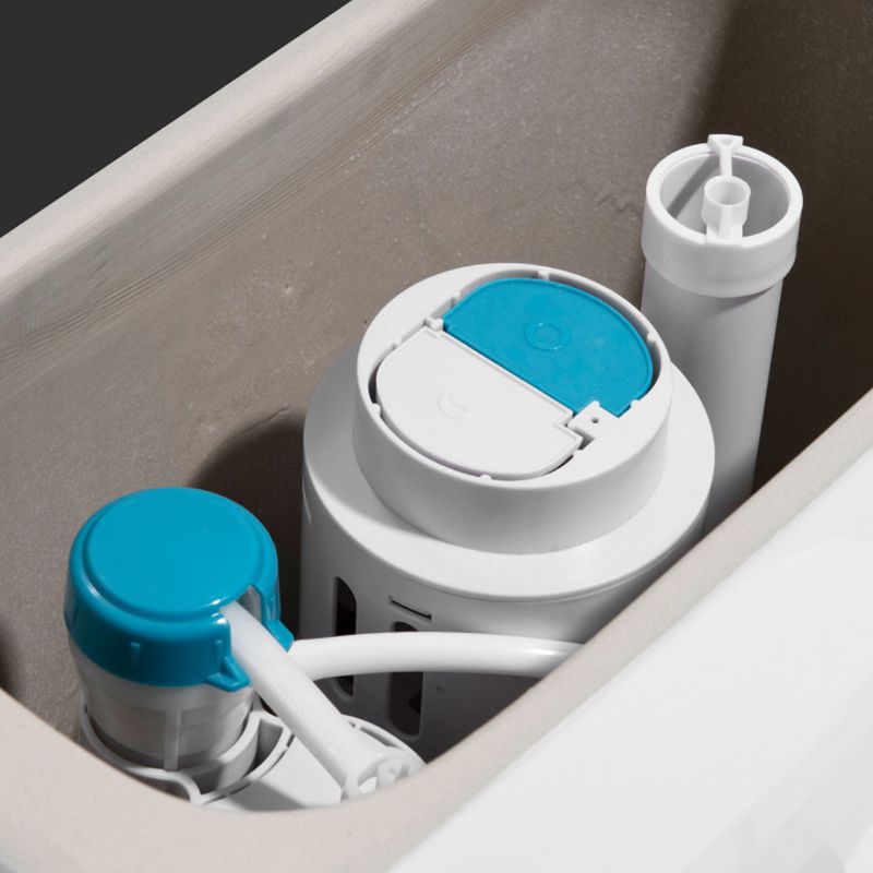 Modern One Piece Flush Toilet Floor Mounted White Toilet Bowl for Bathroom