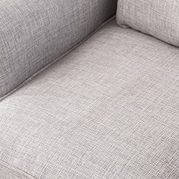 Mid-century Modern Rolled Arms Wingback Chair Tufted Back Nailhead Trim Chair