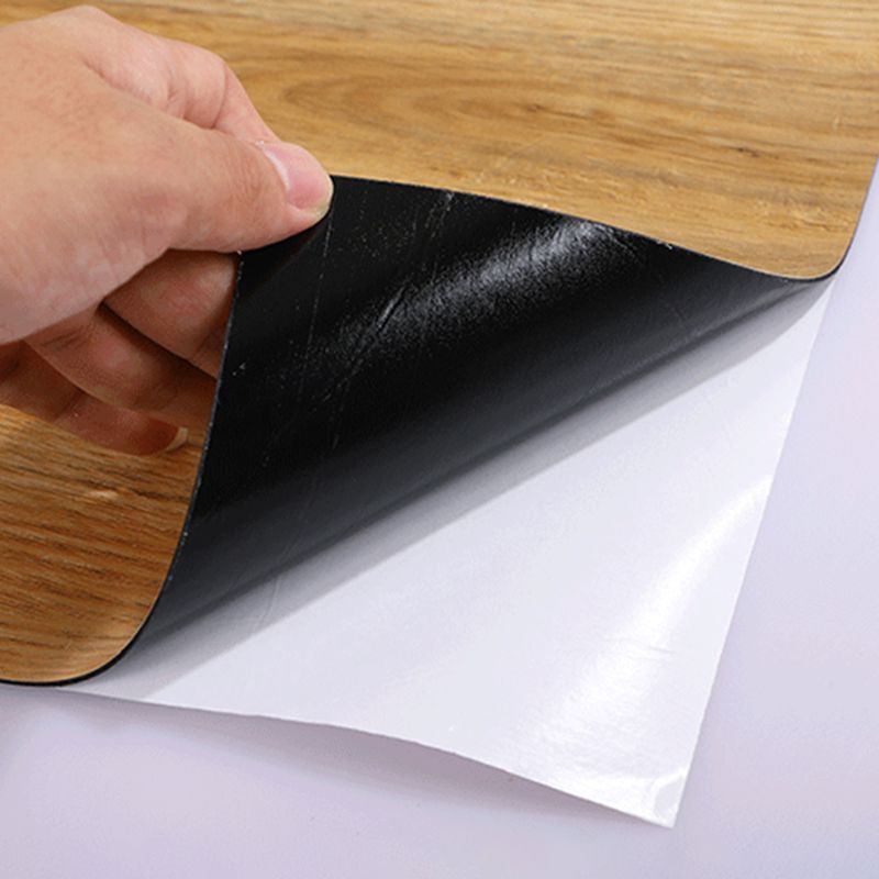 Modern Vinyl Floor Planks Peel and Stick Wood Look Vinyl Plank for Living Spaces