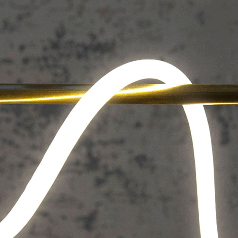 Lámpara colgante de restaurantes de 1 luz de la isla lineal moderna con sombra de gel de sílice