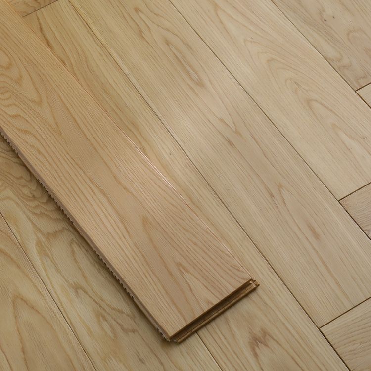 Modern Solid Wood Flooring Pure Color Interlocking Plank Flooring