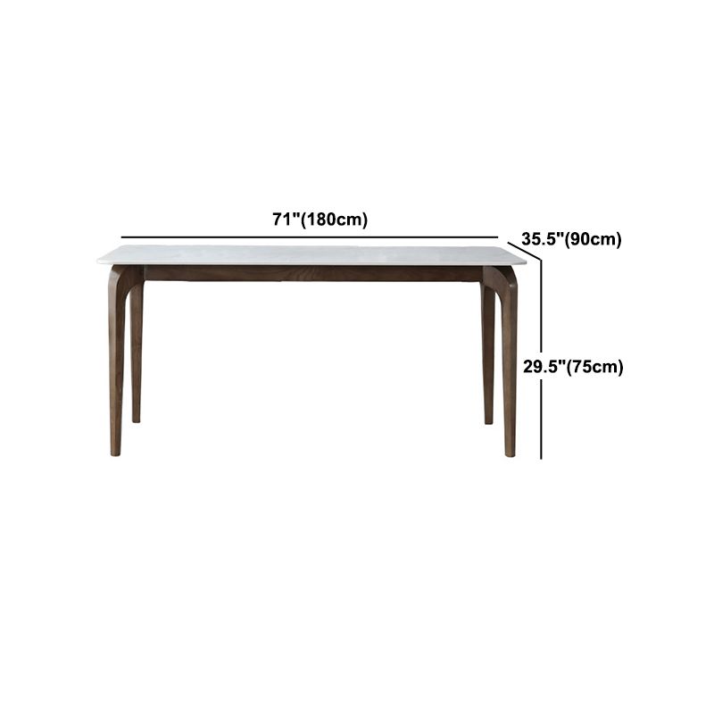 Contemporary Sintered Stone Rectangle Table Set 1/4/5 Pieces Dining Set