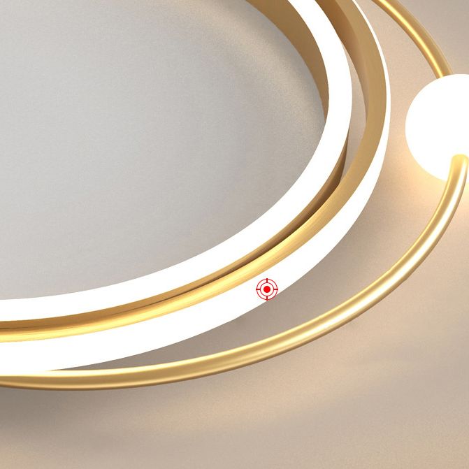 2,3-inch ultradunne cirkels LED-plafondlamp Hedendaags minimalisme Aluminium verlichtingsarmatuur voor slaapkamer