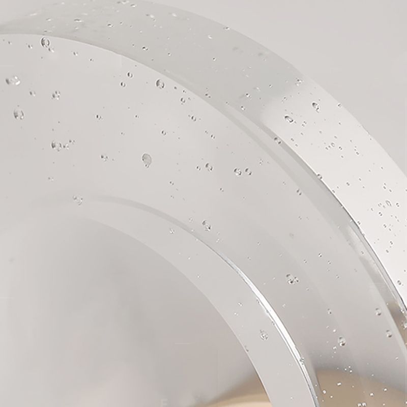 Round Shape Crystal Wall Light Modern Style 1 Light Wall Mount Light in Gold