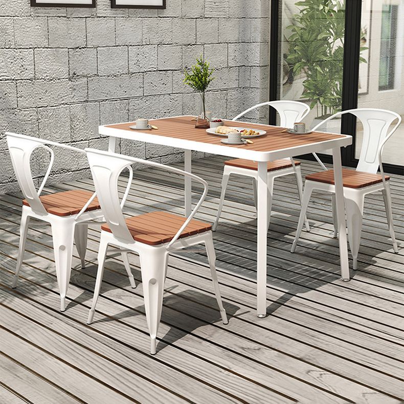 Tavolo da pranzo in stile industriale 4 tavolo da base in metallo per casa da cucina