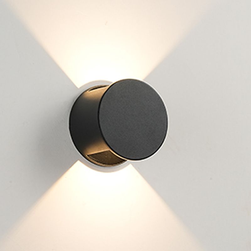Nordic Style Aluminum Wall Light Circle Shape LED Wall Lamp for Outdoor