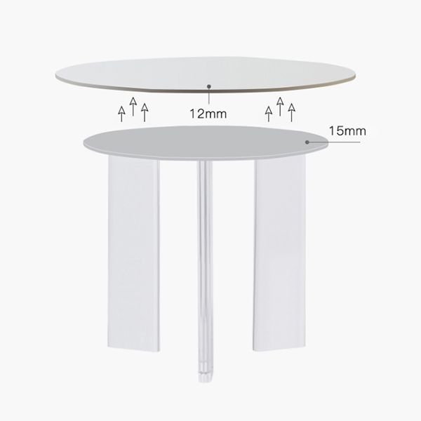 Modern 1/3 Pieces Dining Set Round Stone Dining Table for Dining Room Kitchen