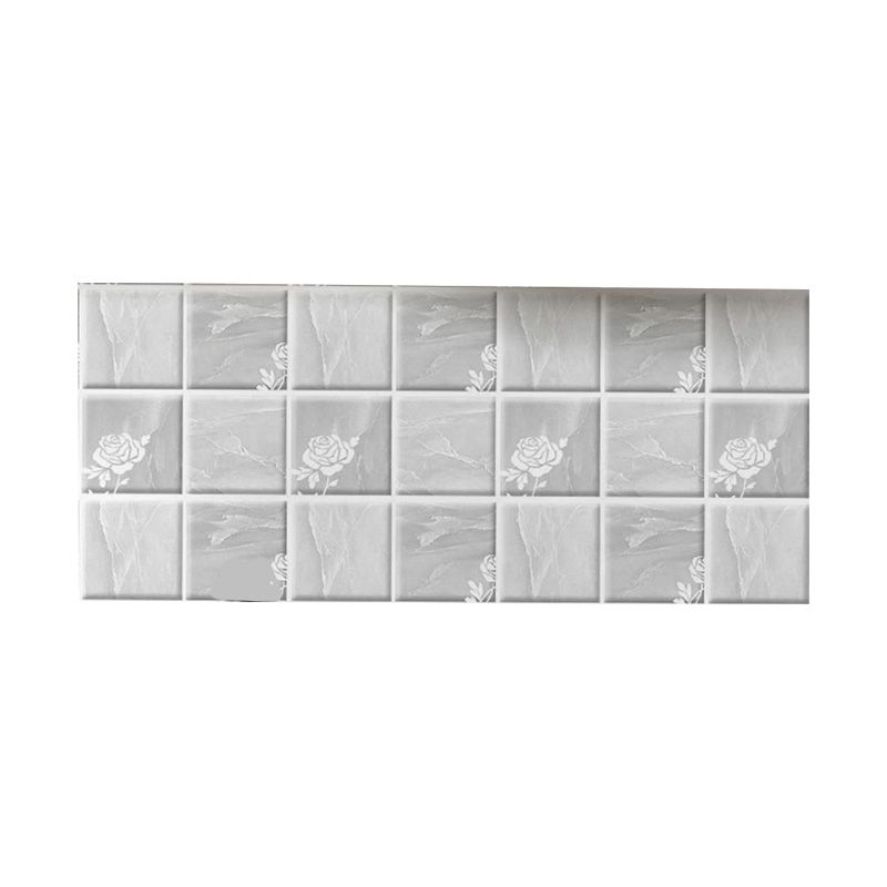 Peel and Stick Wall Tile Plastic Square Mosaic Waterproof Peel and Stick Wall Tile