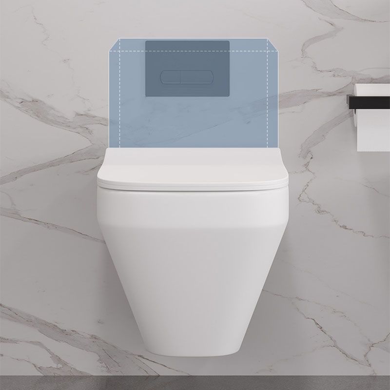 Wall-mounted Toilet Household Concealed Tank In-Wall Small Apartment with Toilet Seat