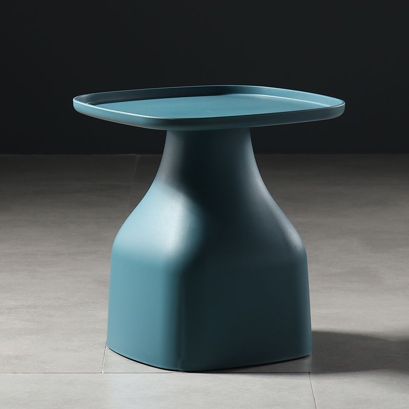 Scandinavian Round Tray Top Side End Table Plastic Pedestal End Table