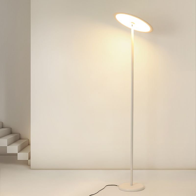 Nordic Linear Floor Lamp Metal 63" High LED Floor Light for Living Room