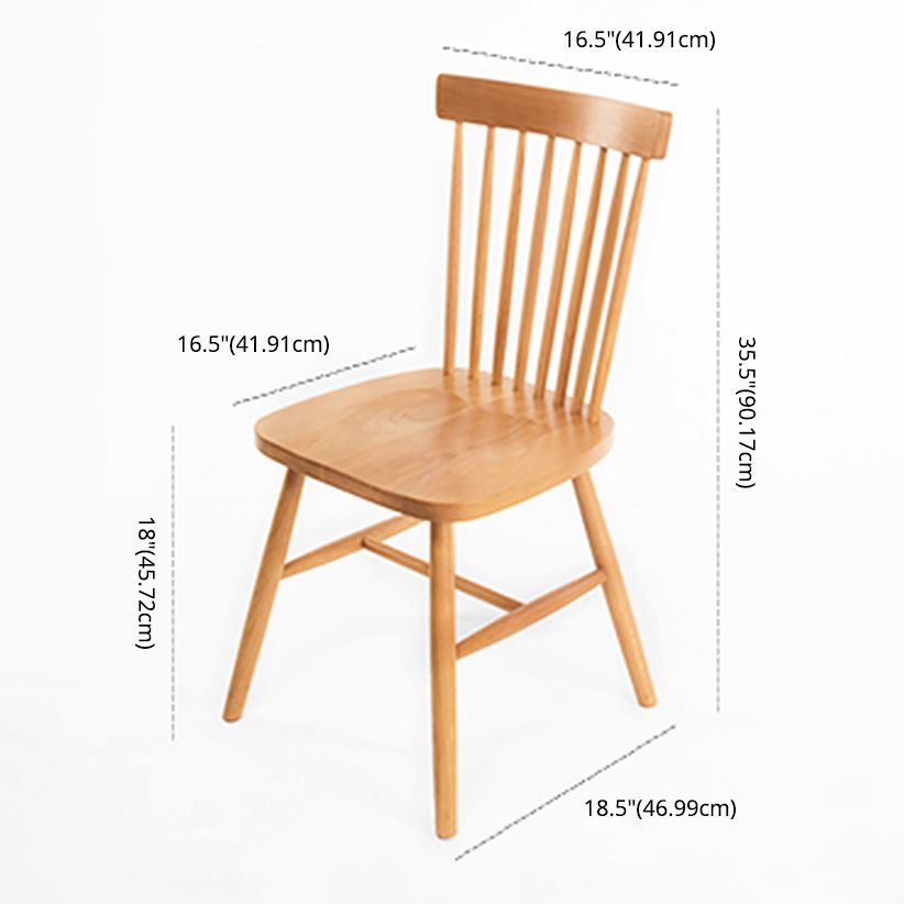 Modern Solid Wood Standard Dining Set Rectangle Shape Natural Dining Set for Kitchen