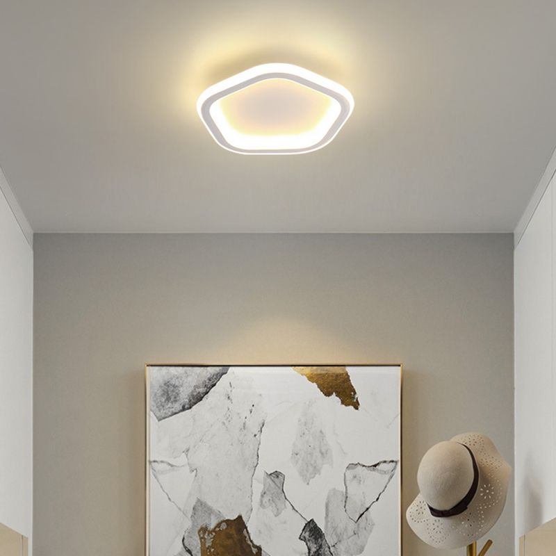 Ultra-Thin Flush Mount Ceiling Light Fixture Modern Minimalist Style Acrylic Flush Ceiling Lights