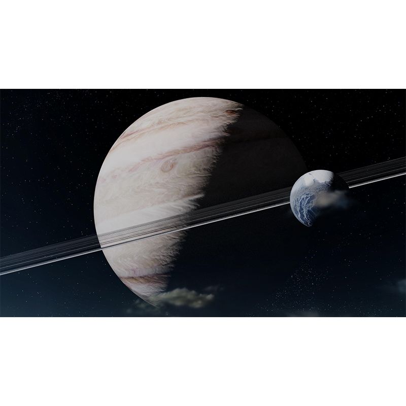 Astronomy Wall Mural Sci-Fi Style Home Decor Mildew Resistant for Room