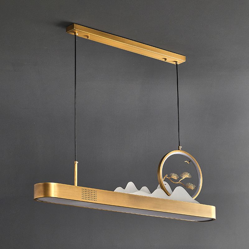 Éclairage de l'île moderne chinoise LIGENTE PRENDANT LED LIGHT