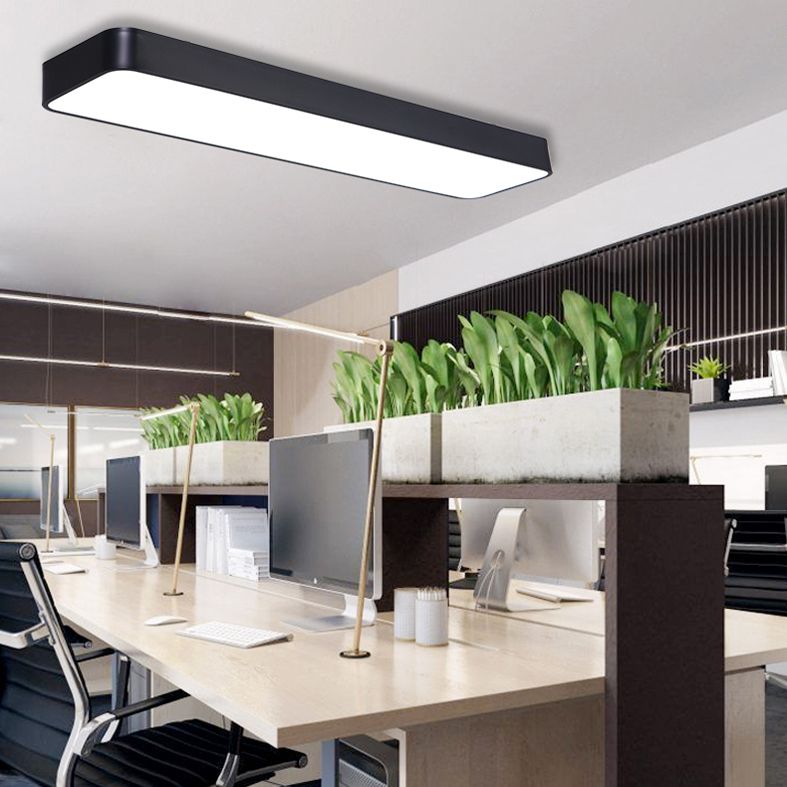 Modern Style Acrilico LED Flush Light Office Massimale Montato Light con 1 Luce