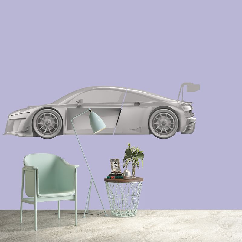 Modern Transportation Wall Murals Modern Style Moisture Resistant Wall Covering