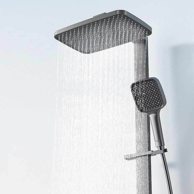 Modern Shower System Metal Thermostatic Massage Wall Mounted Shower Faucet