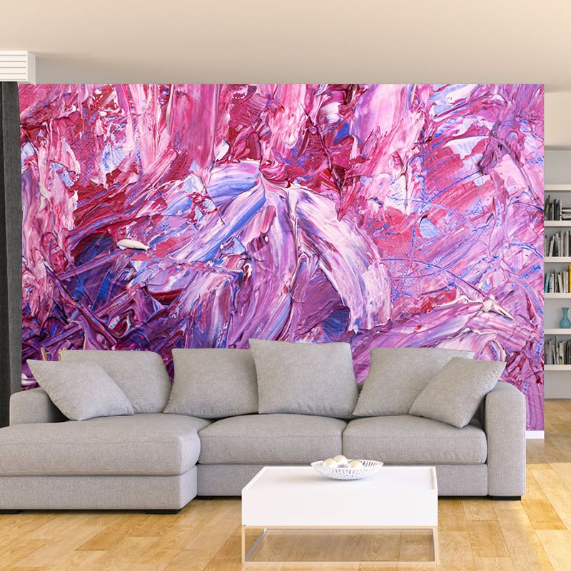 Modern Abstract Mural Wallpaper for Girls Bedroom Customised Wall Covering
