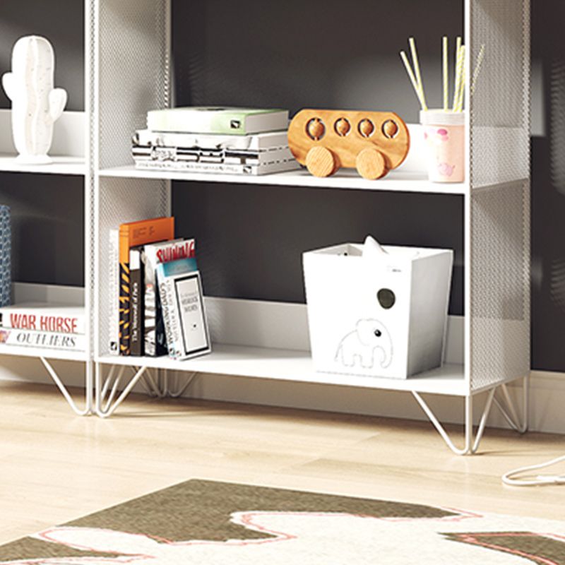 Scandinavian Metal Bookshelf Etagere Shelf Bookcase for Study Room