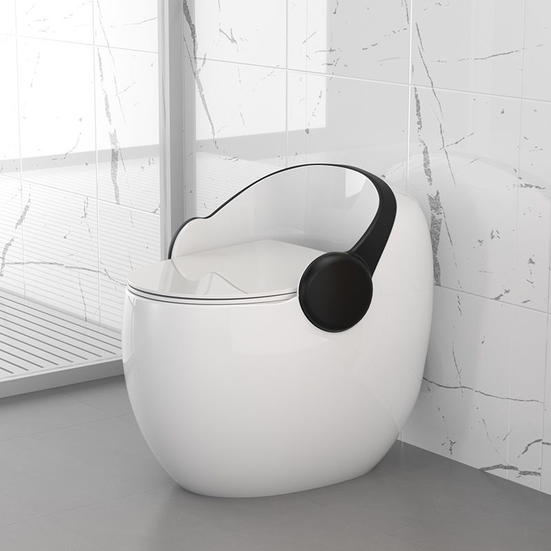 Modern All-In-One Flush Toilet Floor Mounted Porcelain Siphon Jet Toilet Bowl