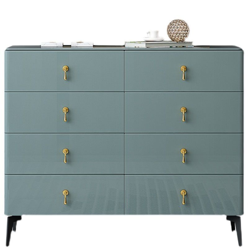 Glam Wooden 16" Wide Storage Chest Bedroom Chest with Drawers