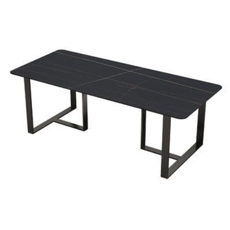 Modern 1/7 Pieces Dining Set Rectangle Stone Dining Table for Milk Tea Shop