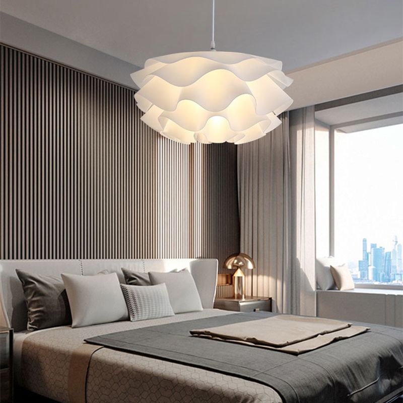 Lámpara colgante de bulbo de una sola sala de estar de estilo moderno luz colgante