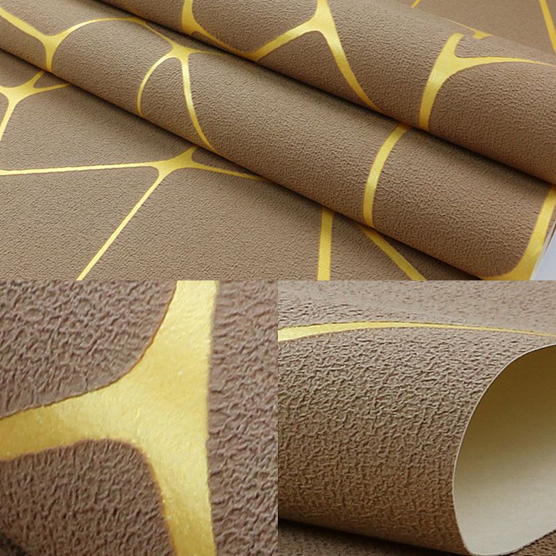 Scandinavische wanddecoratie in neutrale kleuren, 20,5 inch x 31 ft, geometrieën, getextureerde behangrol voor logeerkamer
