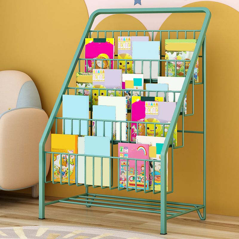 Contemporary Style Bookcase Closed Back Bookshelf for Home Office and Study Room