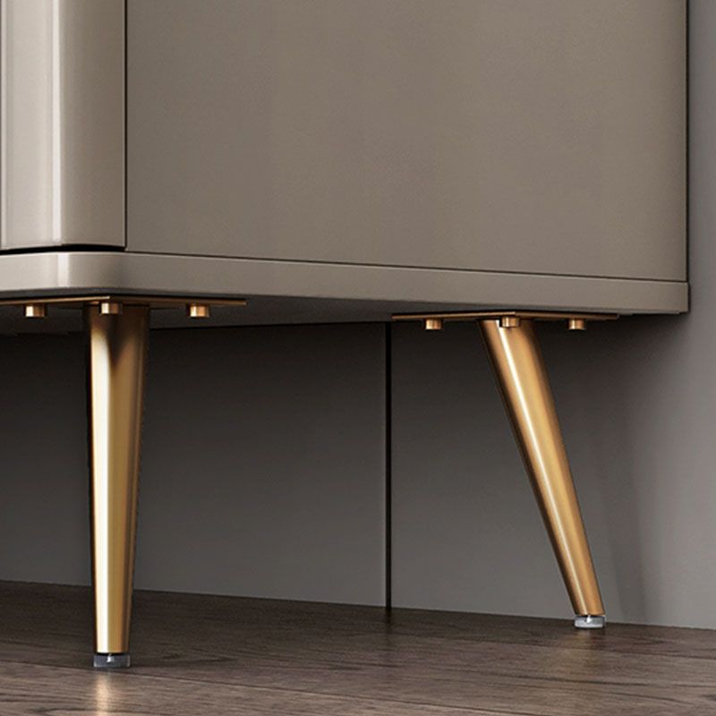 Glam Vertical Stone Storage Chest Bedroom White Chest with Drawers