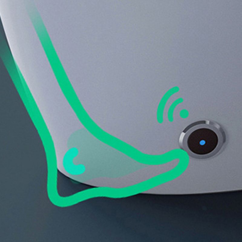 Modern One Piece ABS Toilet Floor Mounted Siphon Jet Urine Toilet